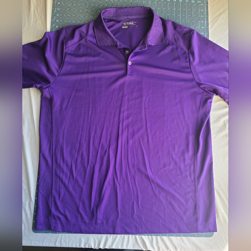 Nike Men's Vibrant Purple Polo Shirt